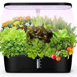 Indoor Garden Hydroponics Growing System 12 Pods, Indoor Herb Garden with LED Grow Light, Adjustable Height Up to 12inch
Hydroponics for Family
Brand 