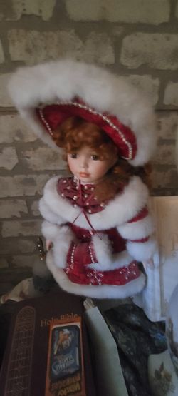 Vintage Winter Doll
