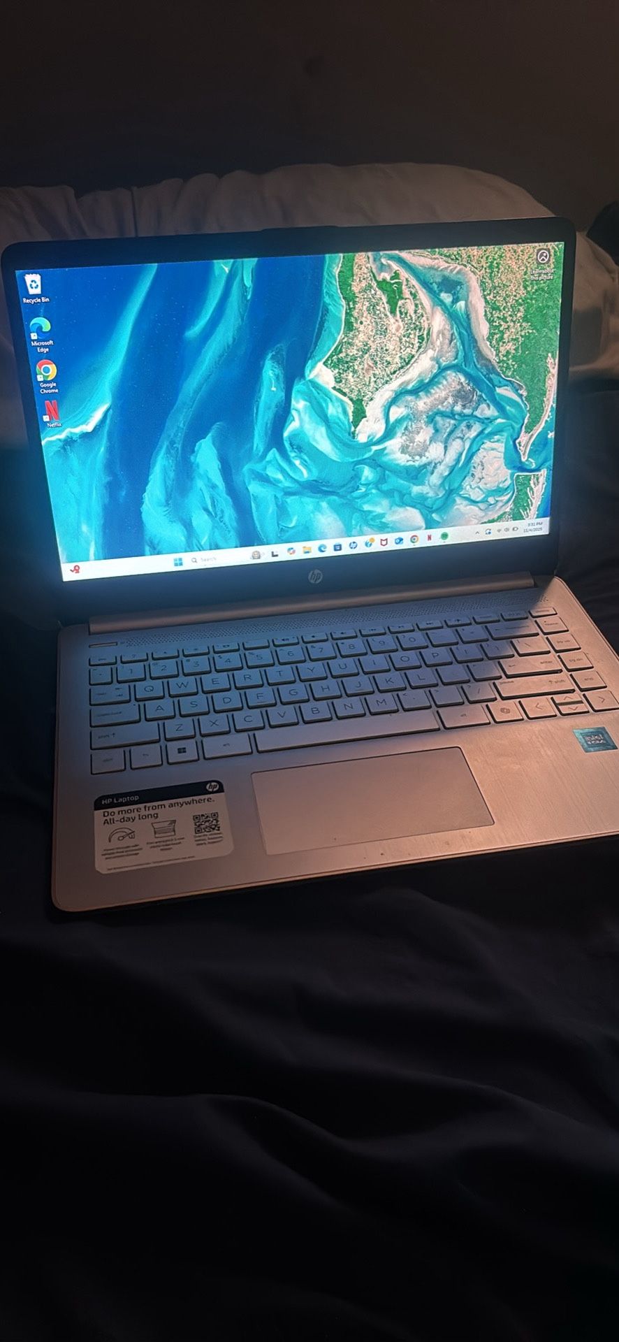 Rose Gold HP Laptop
