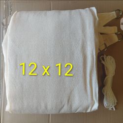 12 x 12 Cream Sun Sail Shade