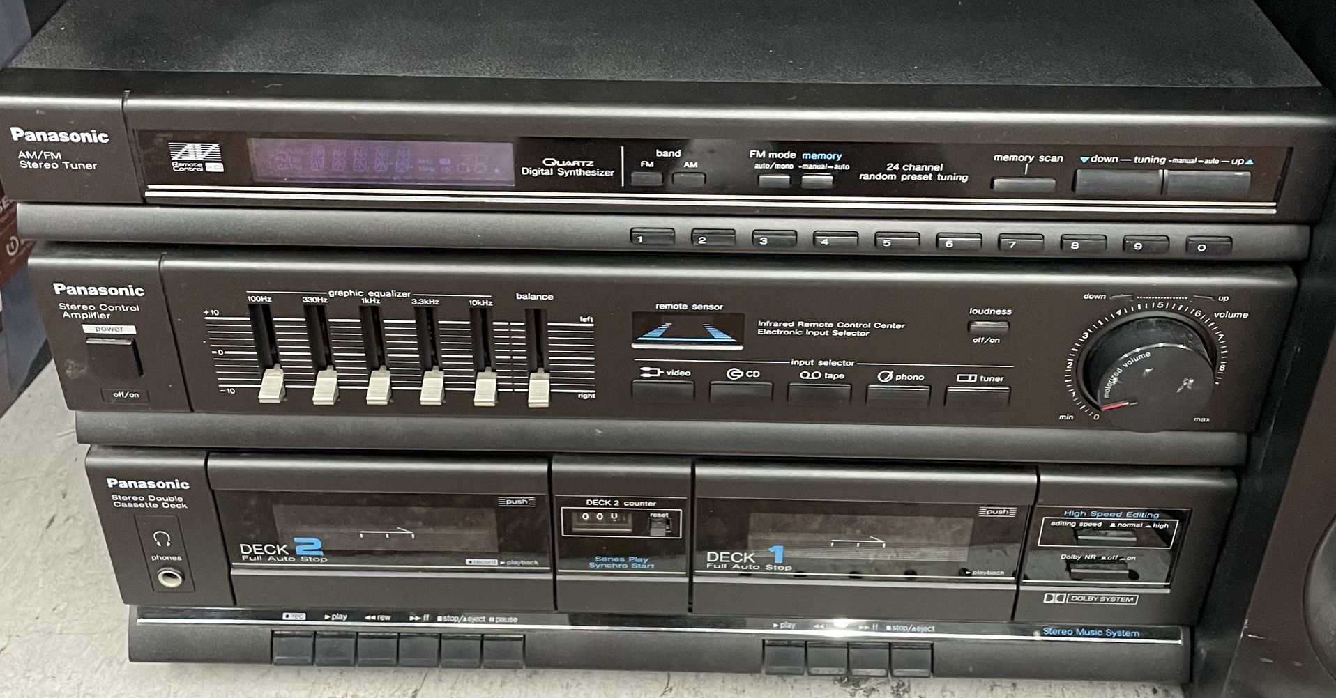 Panasonic Stereo Cassette - Receiver