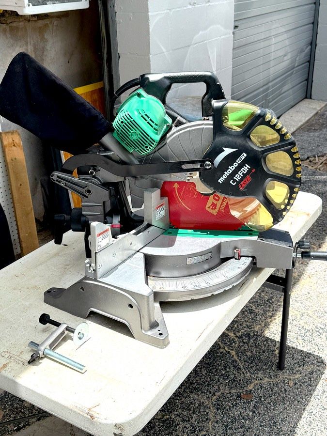 Metabo 12" Compound Miter Saw W/ Laser/Blade- Super Clean 