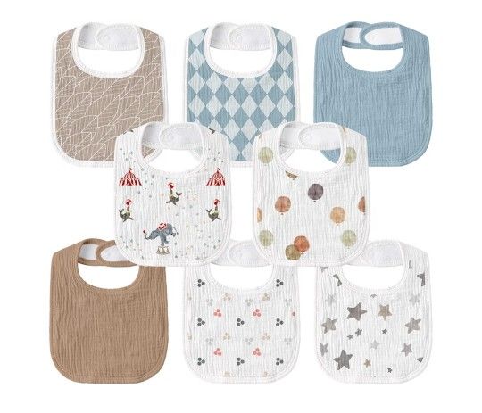 Baby Muslin Bibs New