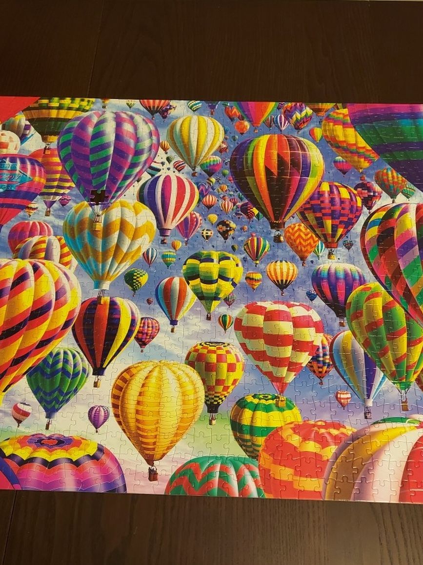 Hot Air Balloons 1000 Pieces Puzzle