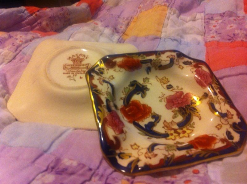 Masons ironstone Mandalay ashtray