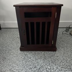 Wooden Furniture Style Dog Crate 