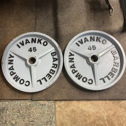 Ivanko 45Lb Weight Plates 