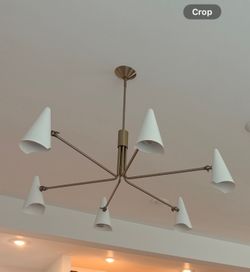 West Elm Coco Linear Chandelier - Excellent Condition