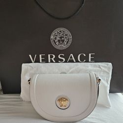 Versace White Small Shoulder Bag
