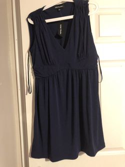 Blue navy dress. Size:M