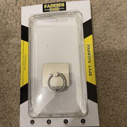 Brand New iPhone 7/8 Case Clear With Ring Stand Included 