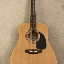 Wooden Acoustic Guitar  
