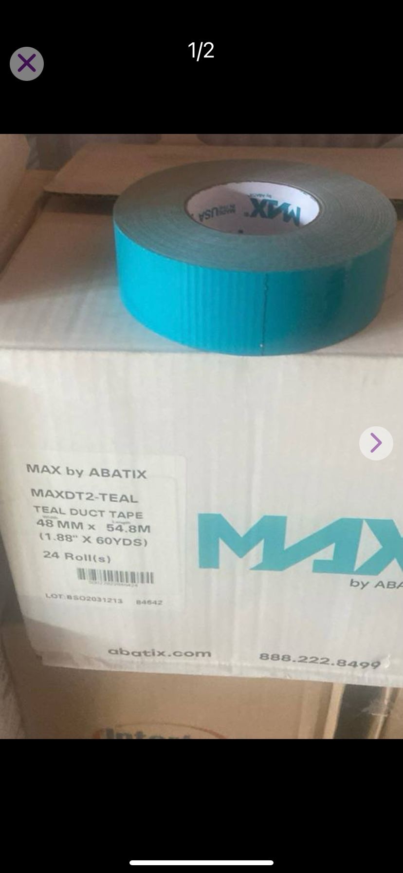 Max DT2 Teal Duct Tape