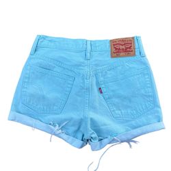 Levi’s Turquoise High Waisted Denim Jeans  