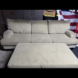 Couch And Ottoman For Sale 