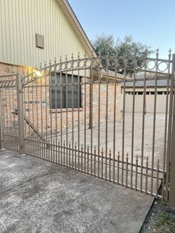 Metal Wood Fence And Gates