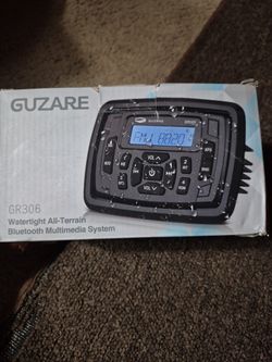 GUZARE GR306 WATERTIGHT ALL TERRAIN BLUETOOTH MULTIMEDIA SYSTEM