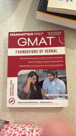 GMAT foundation of verbal