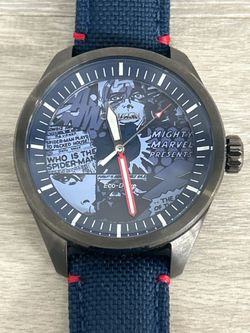 Citizen MARVEL Blue Men’s Watch J830-S118662 Nylon Leather 42mm Comic (PO1022015)