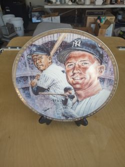 Mickey Mantle Plate