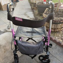 Vive Mobility rollator walker Pink& Blk