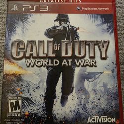 Call of Duty: World at War for Playstation 3