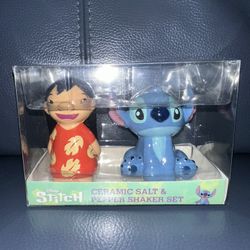 Disney Lilo & Stitch Ceramic Salt & Pepper Shaker Set