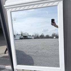 White Dresser With Mirror 