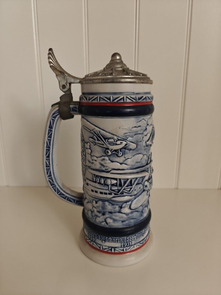 Vintage 1981 Aviation Beer Stein