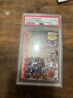 micheal jordan rare card psa 6