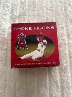 Chone Figgins Angels Bobblehead Box