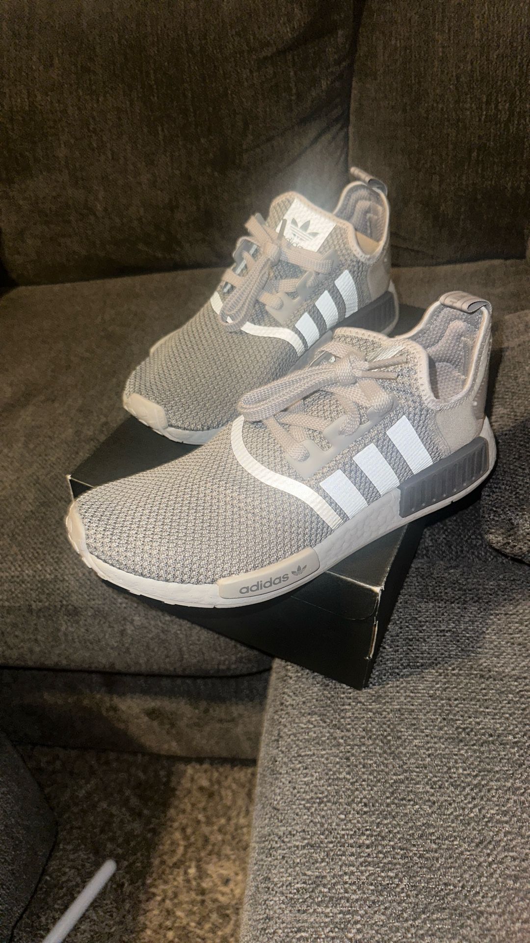 Gray Adidas 9.5 Men