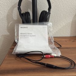 BRAND NEW sony headphones wireless stereo headphones system 