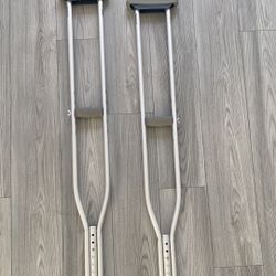 Crutches For Walking Leg  Knee Or Ankle Injury Tall 5’10-6’t
