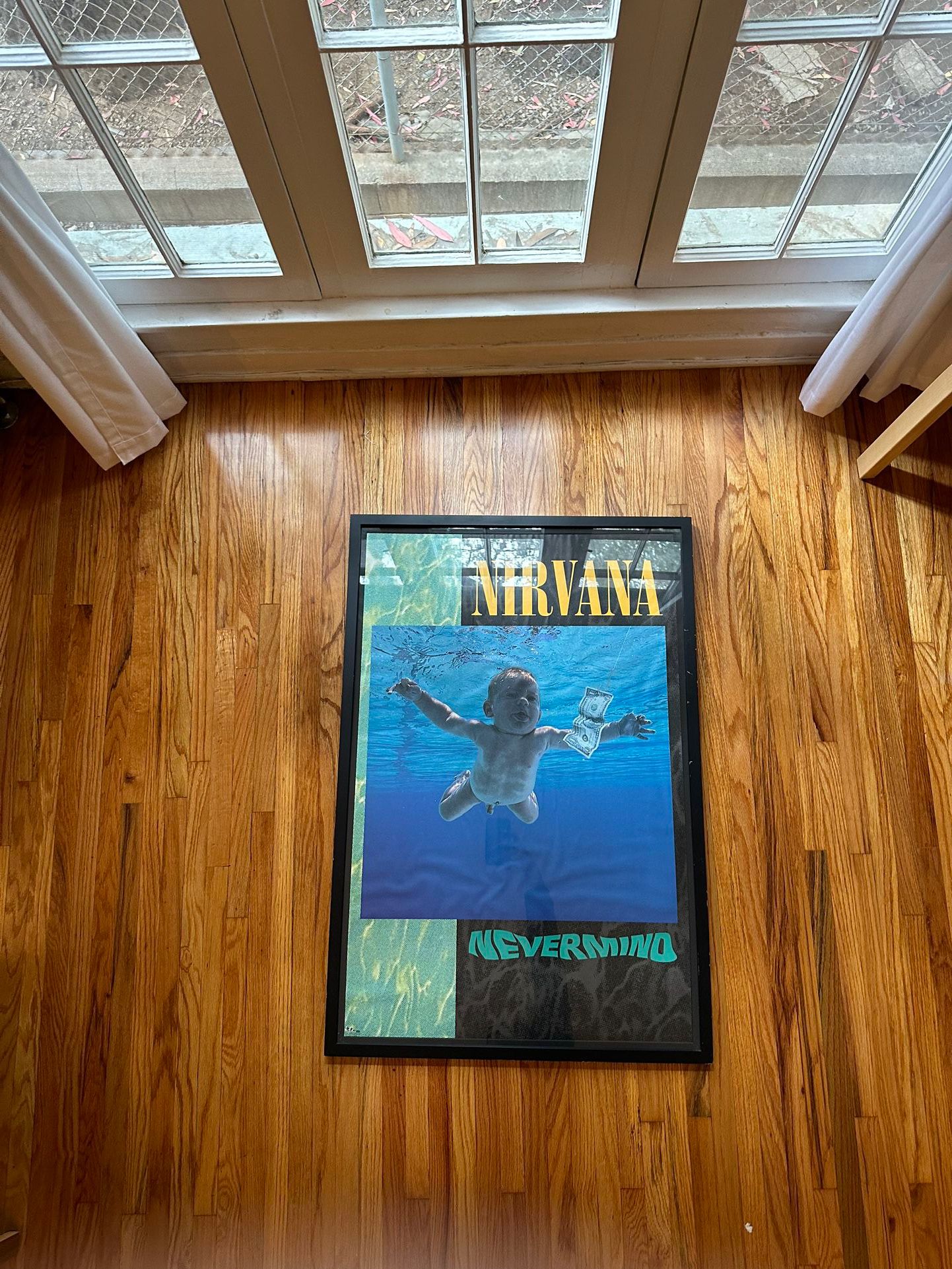 Nirvana Nevermind vintage Promotional 1991 poster