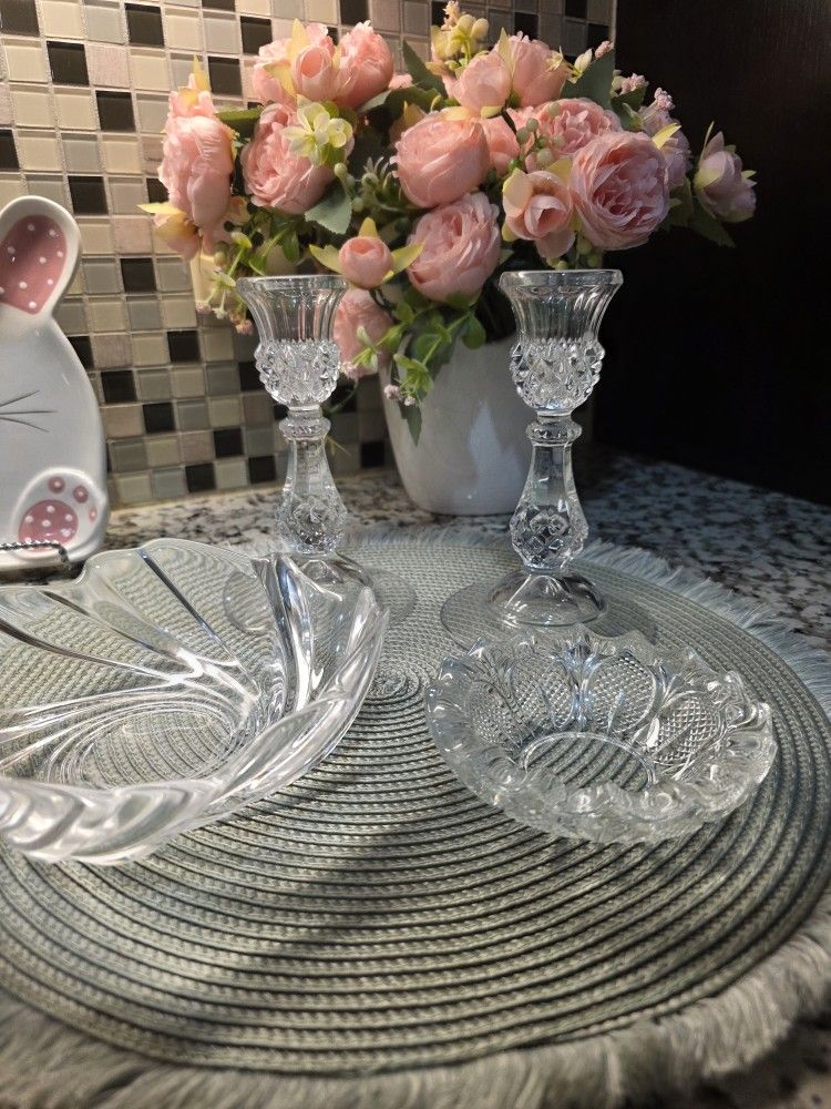 Crystal home decor - for all (4) items $15