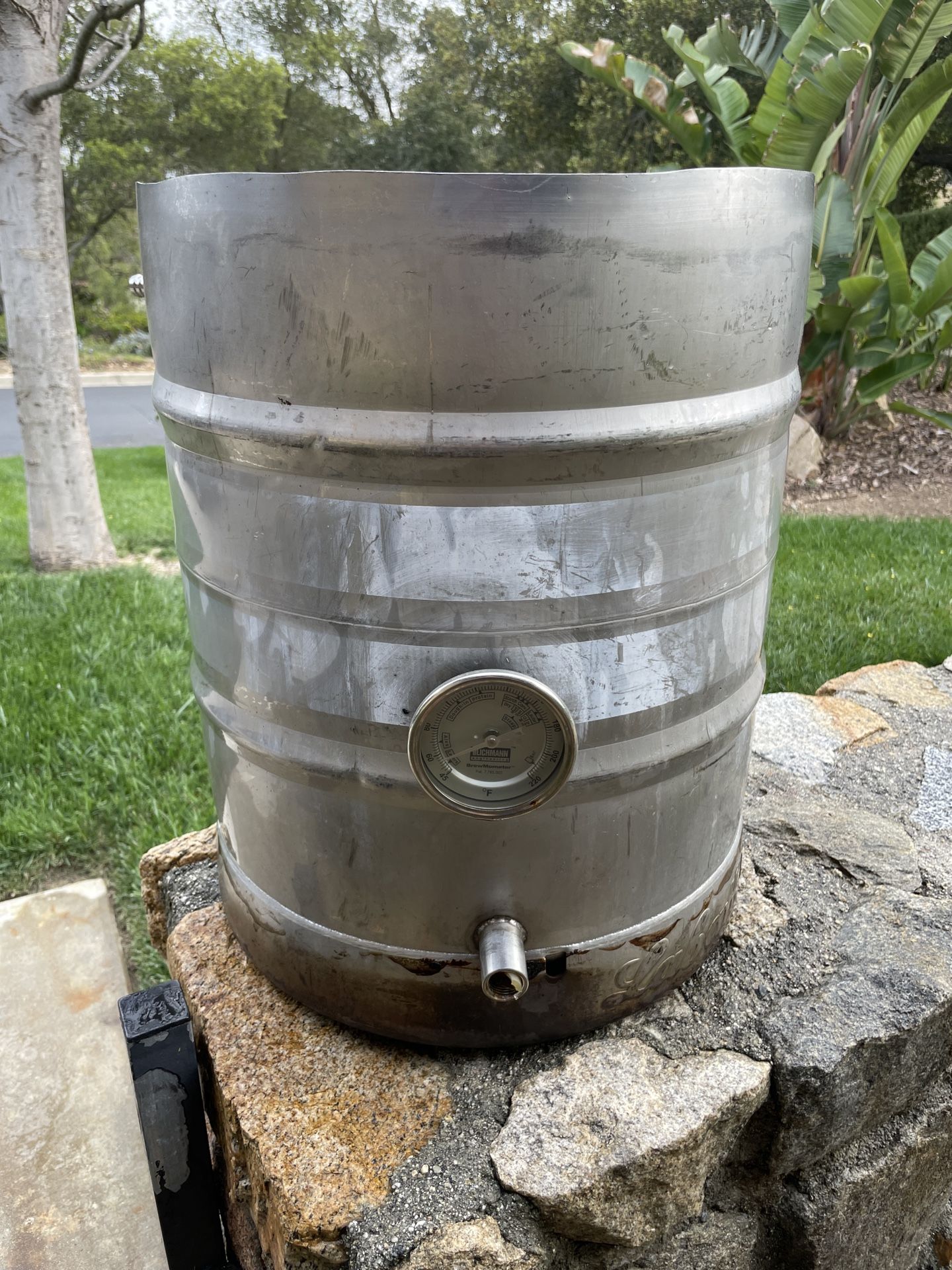 Home Brewing Boil Kettle - Keg Stainless