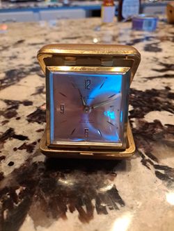 Vintage travel clock