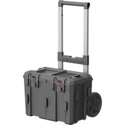 CO-ROOM: Hyper Tough Hyper Stack Rolling Tool Storage Base Box, Black. 21.50 x 21.18 x 17.32 in