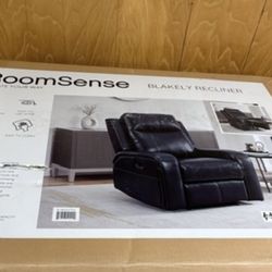 RoomSense Faux Leather Recliner Chair Brand New in the Box