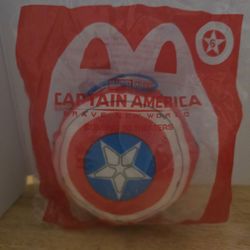 Captain America #6 Shield Marvel Brave New World Sealed McDonalds Happy Meal Toy