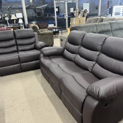 Recliner Sofa And Loveseat 