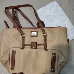  Tote Bag.  NEW!  Khaki Color