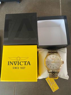 New Invicta Dress Watch - Gold 43mm Dial