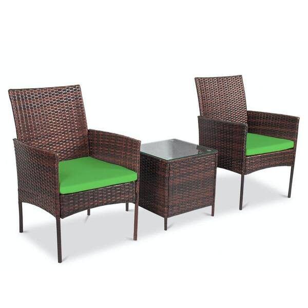 Patio Bistro Set Patio Furniture Set Three Pieces Patio Outdoor Furniture ✈️🚛🆕