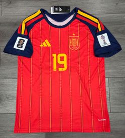 SPAIN WORLD CUP SOCCER JERSEY