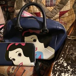 Snow White Purse And Wallet