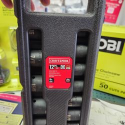 Craftsman 12pc 1/2" Drive Set Impact Socket