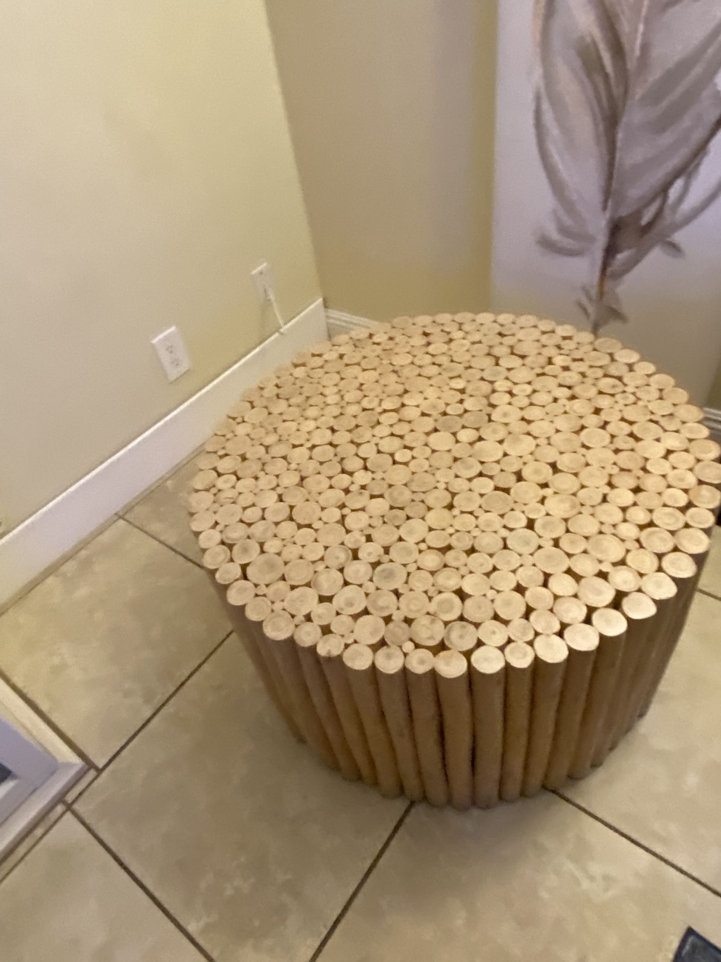 Wooden Circular Table