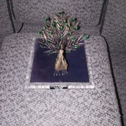 Silver Peacock Artwork